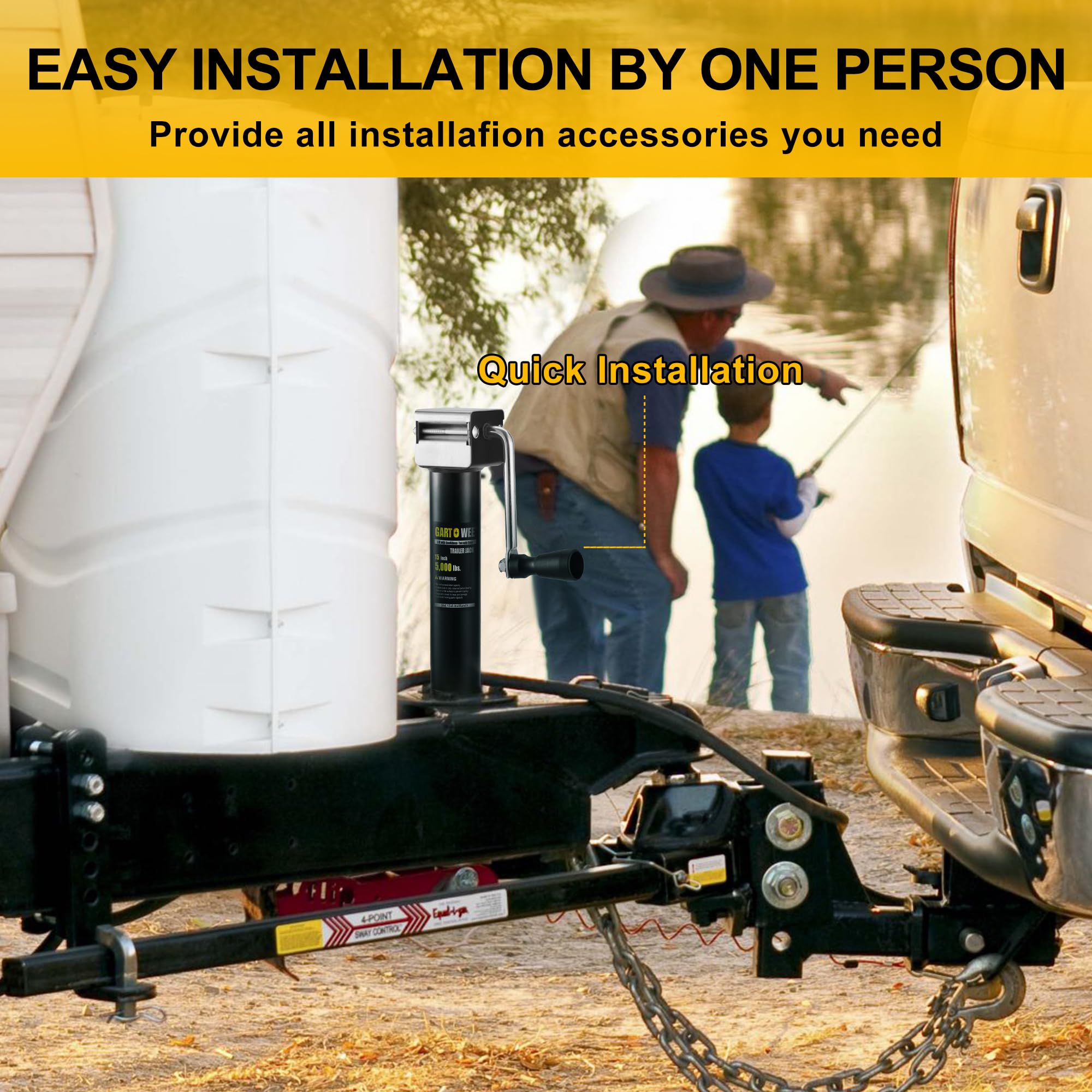 GARTOWEE footplate in contact with ground preventing sinking and adding stability