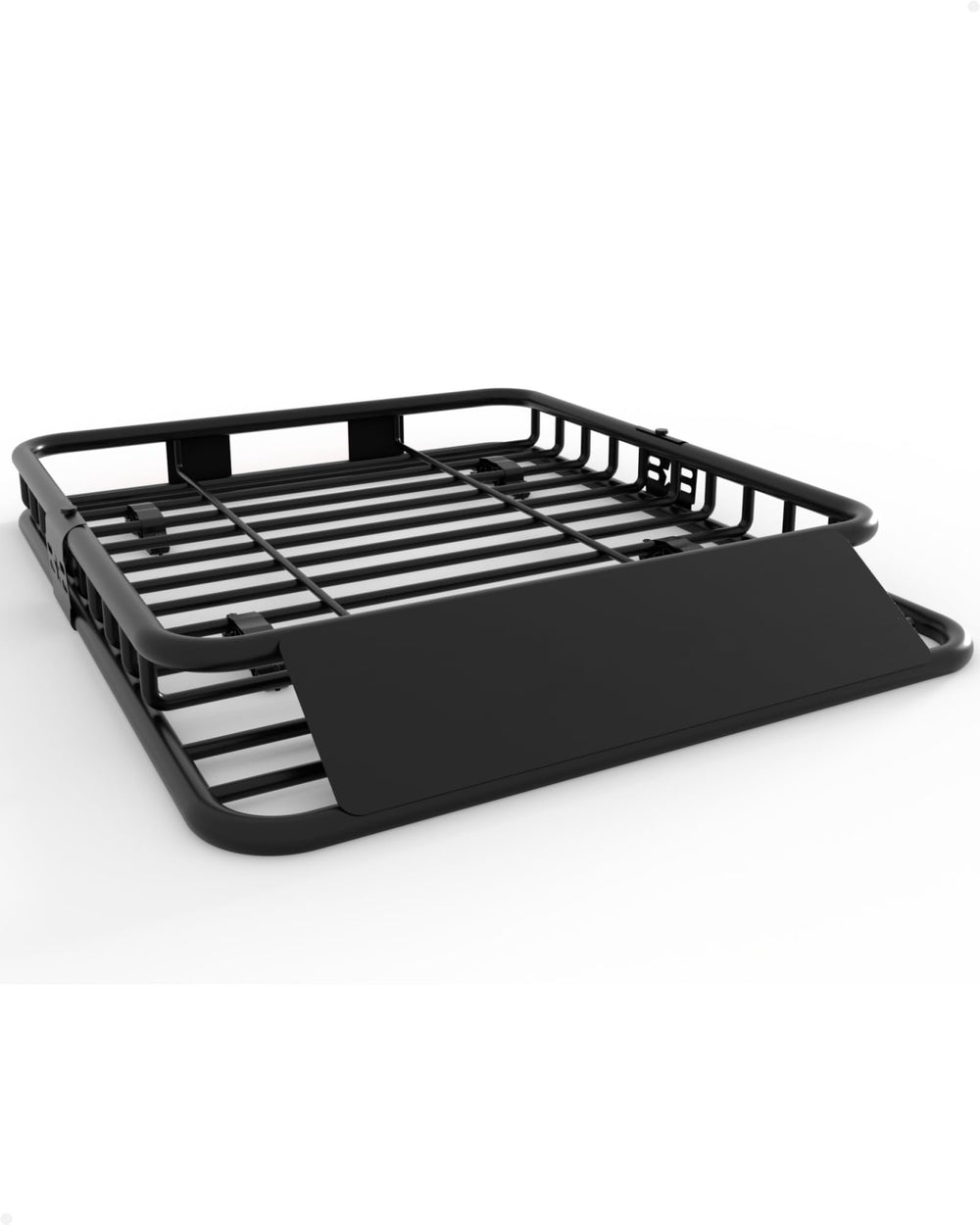 GarveeLife front view of steel basket showing sturdy frame and storage benefit
