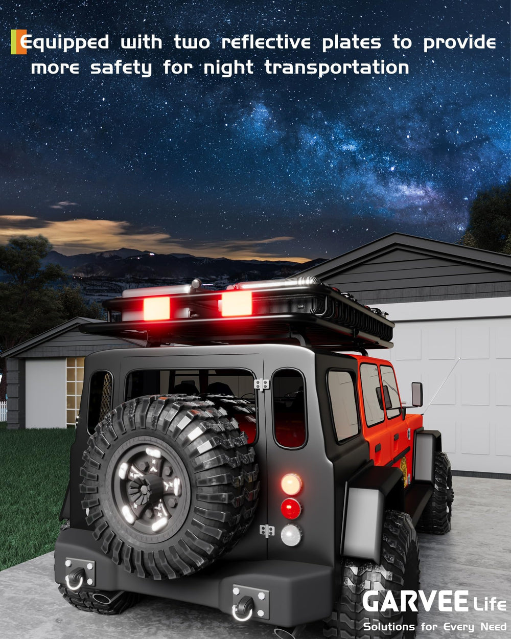 GarveeLife included U-bolts and brackets showing easy installation benefit