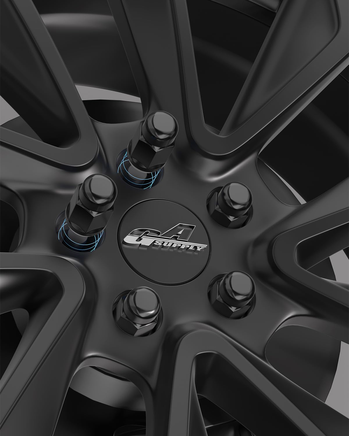GAsupply lug nut with 3/4 inch socket fitted showing correct tool compatibility