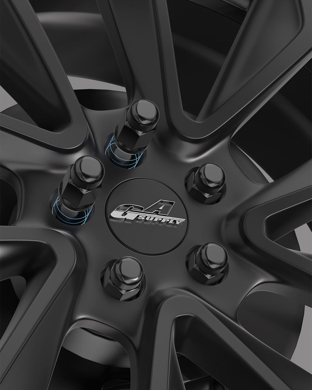 GAsupply lug nut with 3/4 inch socket fitted showing correct tool compatibility