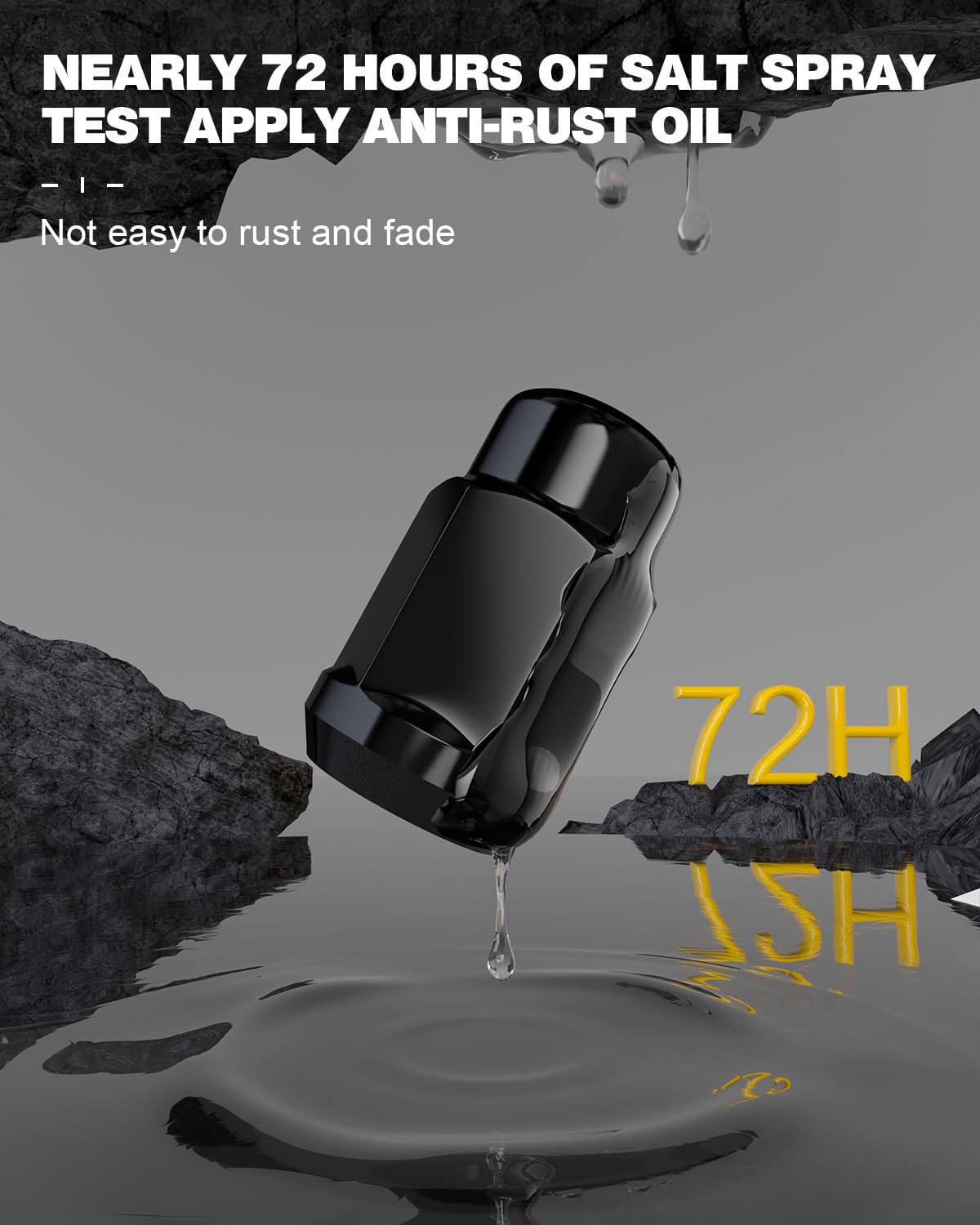 GAsupply lug nut next to ruler showing 1.38 inch height for correct sizing