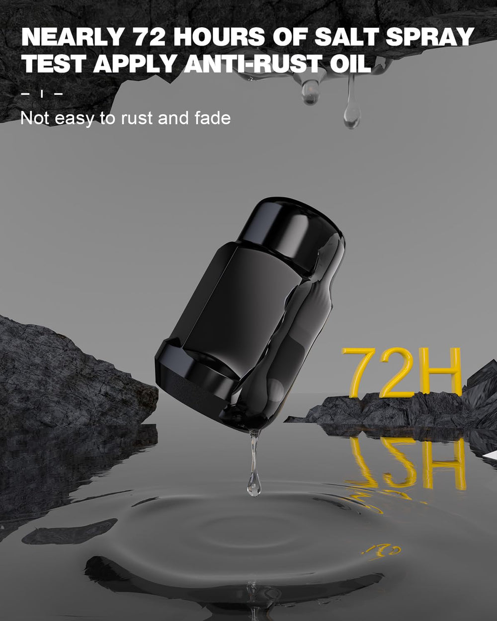 GAsupply lug nut next to ruler showing 1.38 inch height for correct sizing