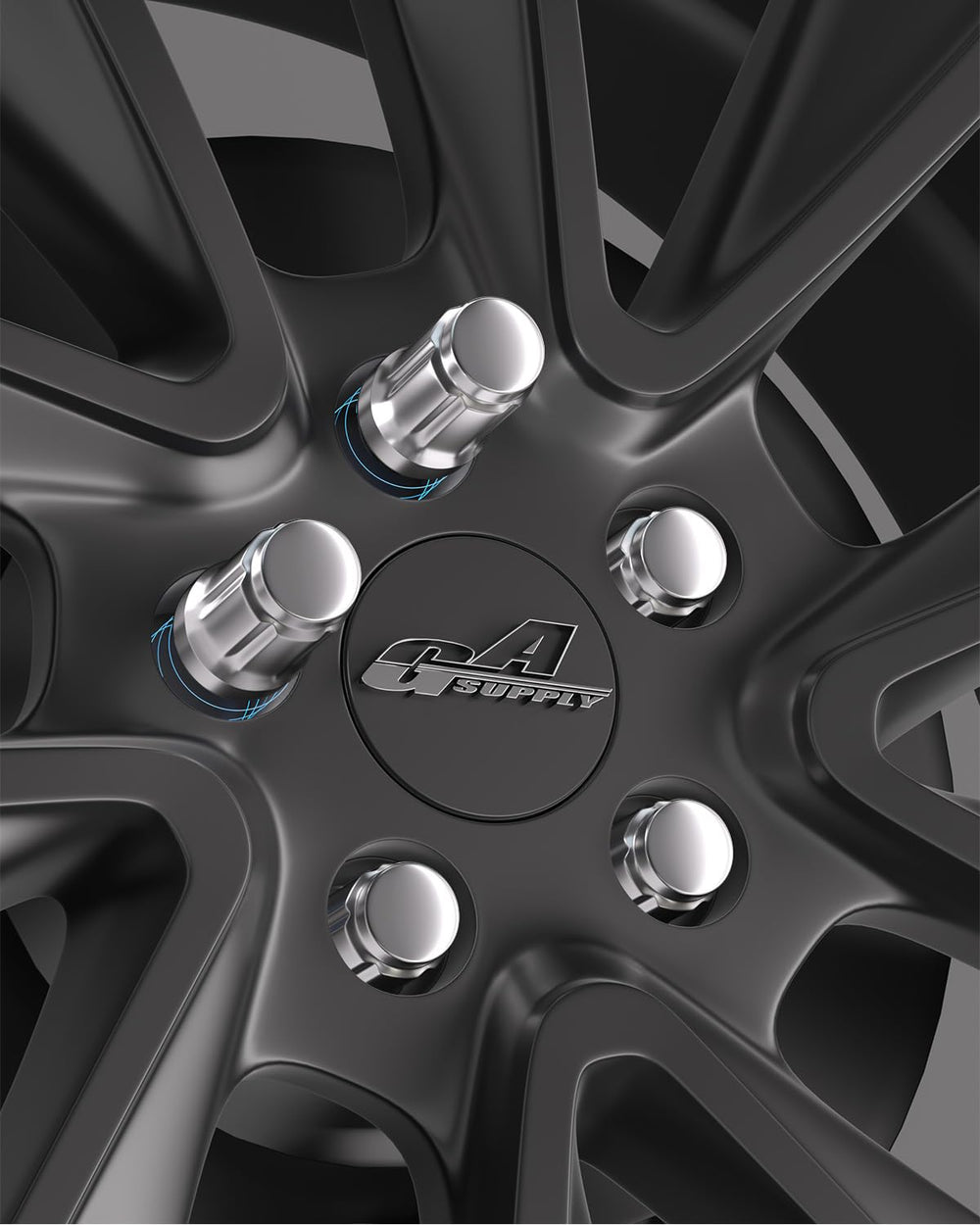 GAsupply close view of threads and 60° seat ensuring proper wheel contact