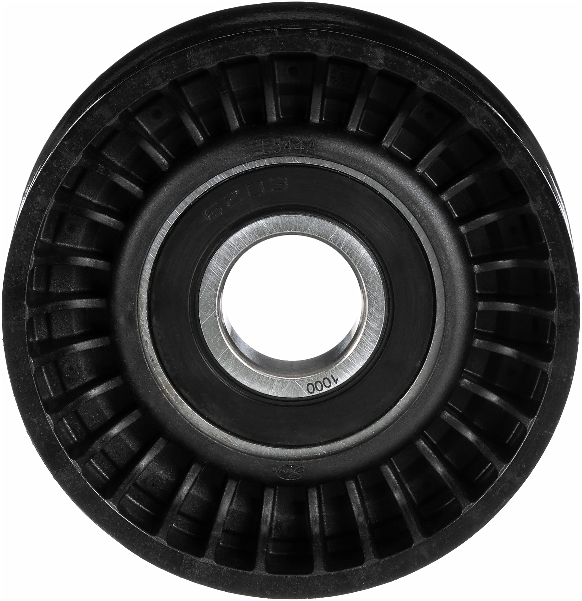 Gates 38018 close-up of bearing and thermoplastic surface highlighting durable construction