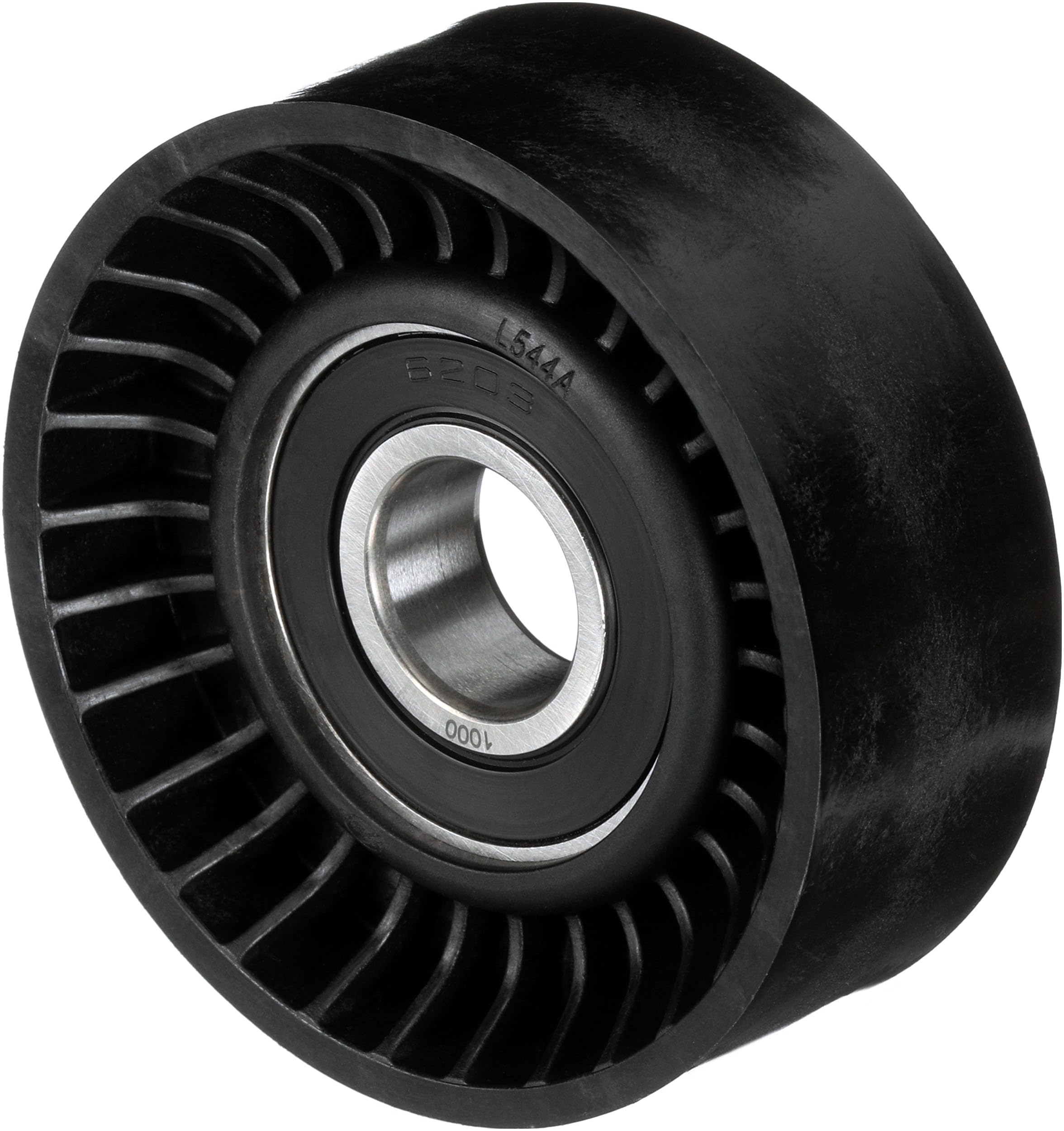 Gates 38018 front view showing pulley profile and OE fit for accurate replacement