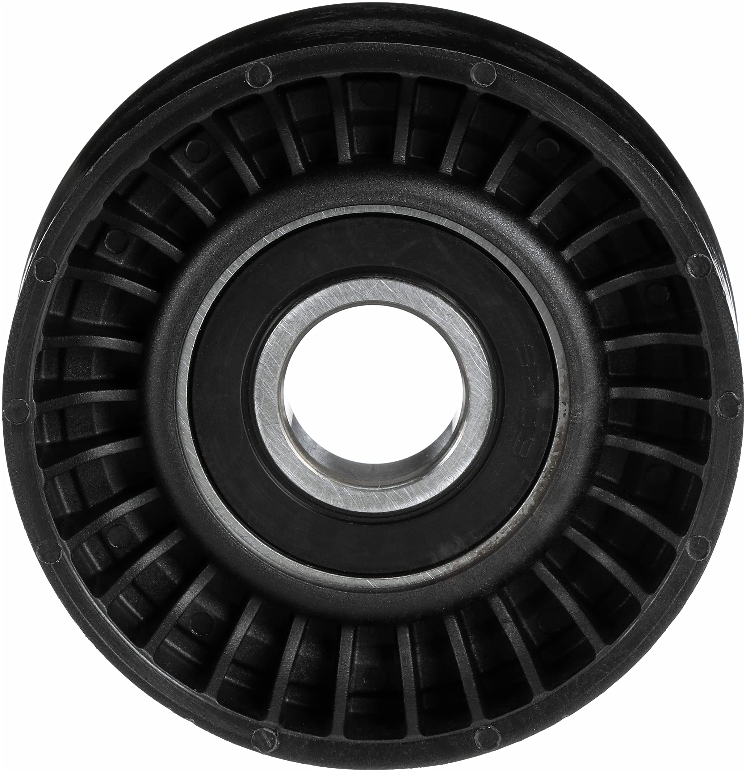 Gates 38018 installed on engine illustrating easy replacement and improved belt alignment