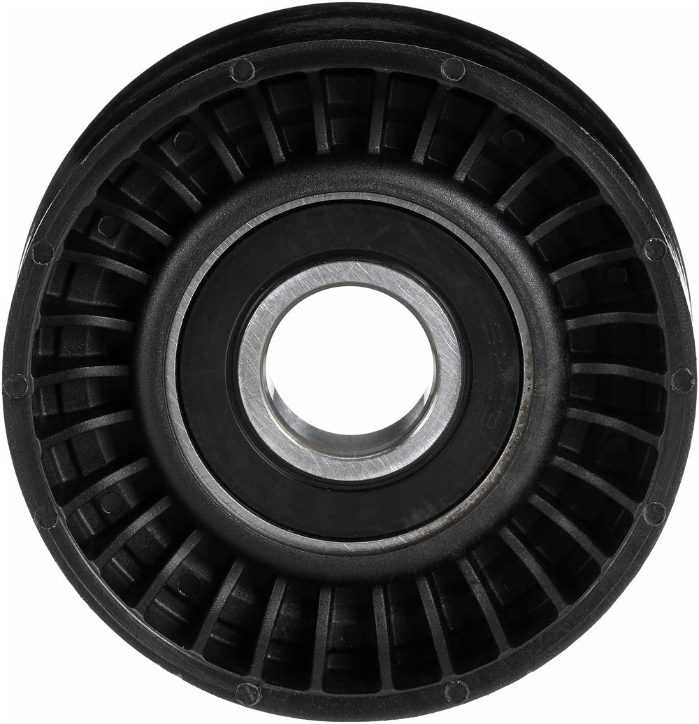 Gates 38018 installed on engine illustrating easy replacement and improved belt alignment