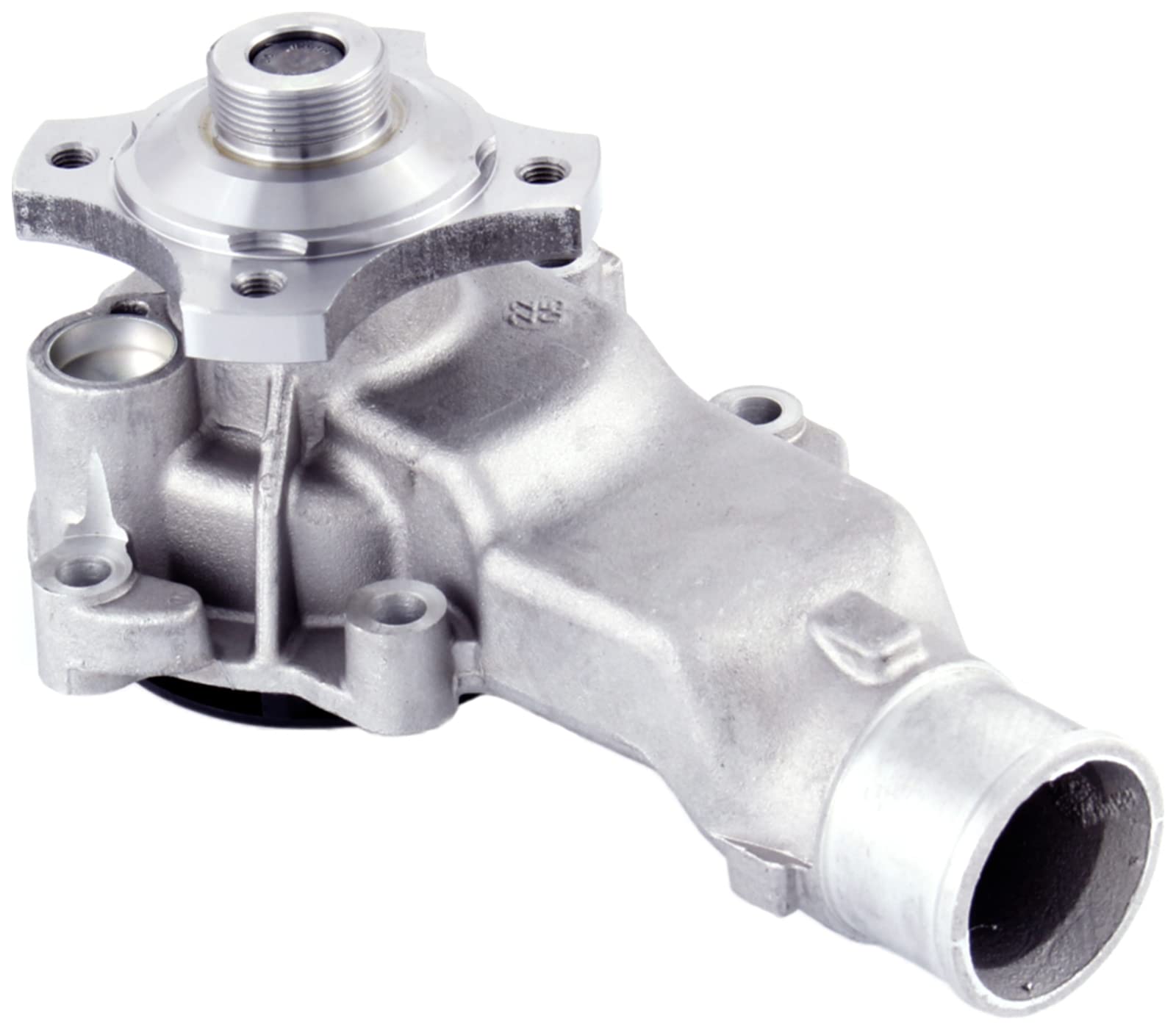 Gates 42293 front view showing mounting face and pulley hub for easy OE-fit identification