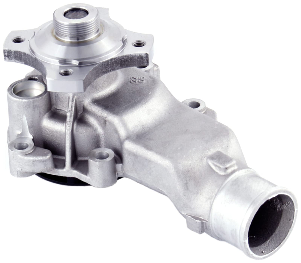 Gates 42293 front view showing mounting face and pulley hub for easy OE-fit identification