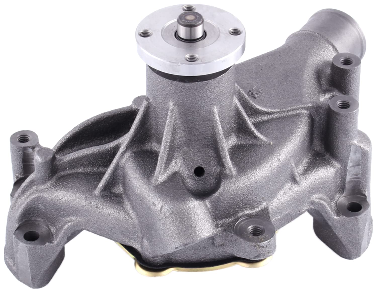 Gates 43099 front view showing mounting points and impeller for confident OE fit