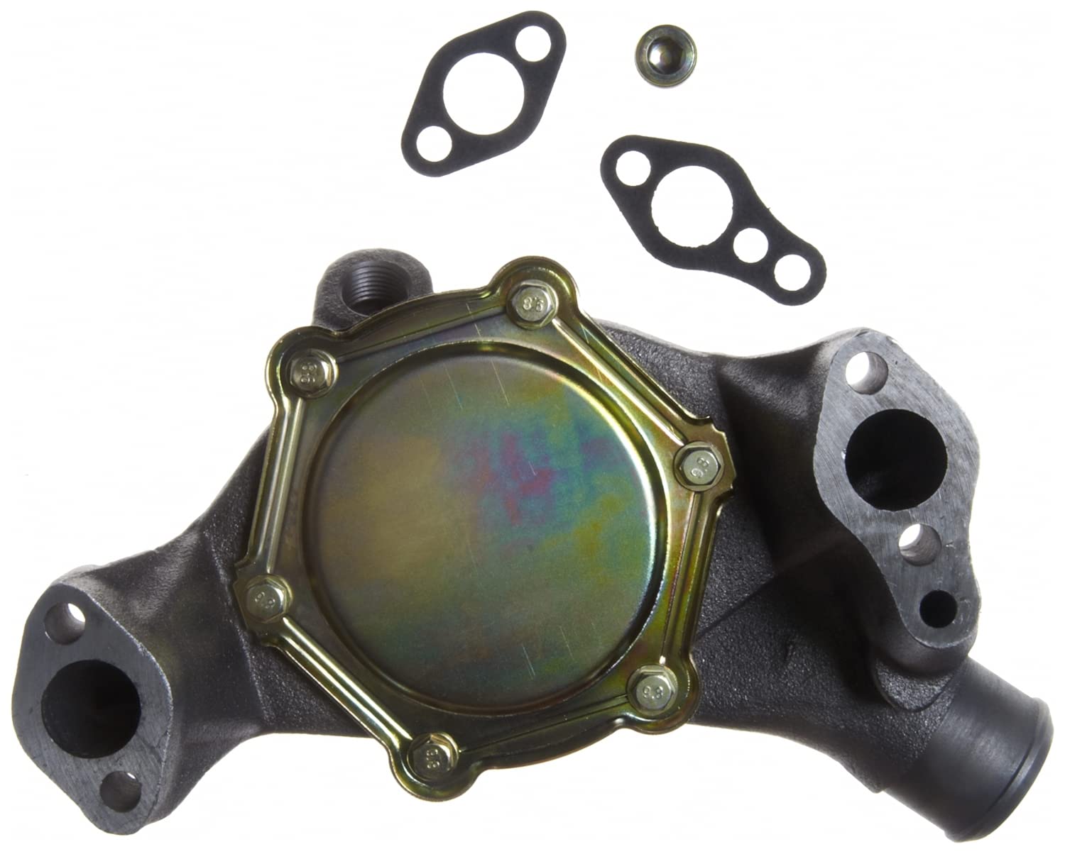 Gates 43114 impeller closeup illustrating blade design for efficient coolant flow