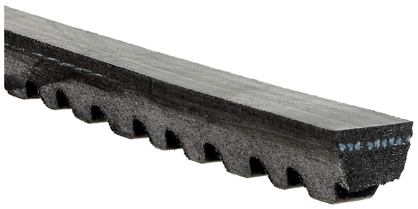 Gates 7350 XL close-up of belt notches and texture highlighting better grip and heat response