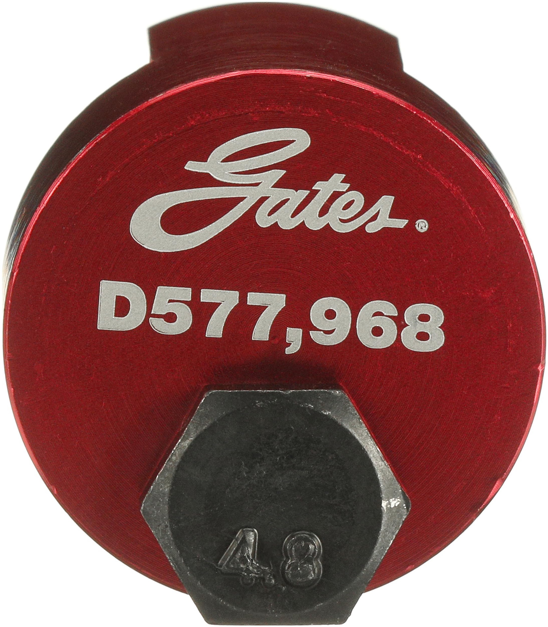Gates 91030 in use on engine with technician fitting belt for safe, damage-free installation