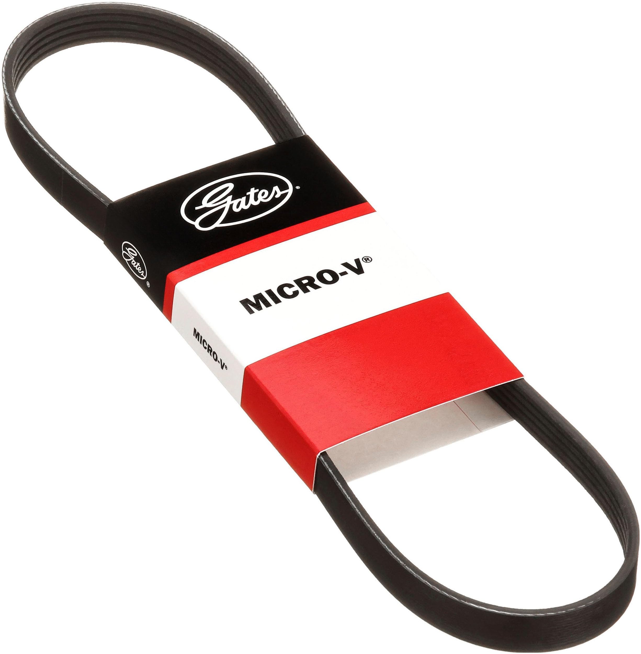 Gates K050344 front packaging showing belt size and model, ensuring correct fit