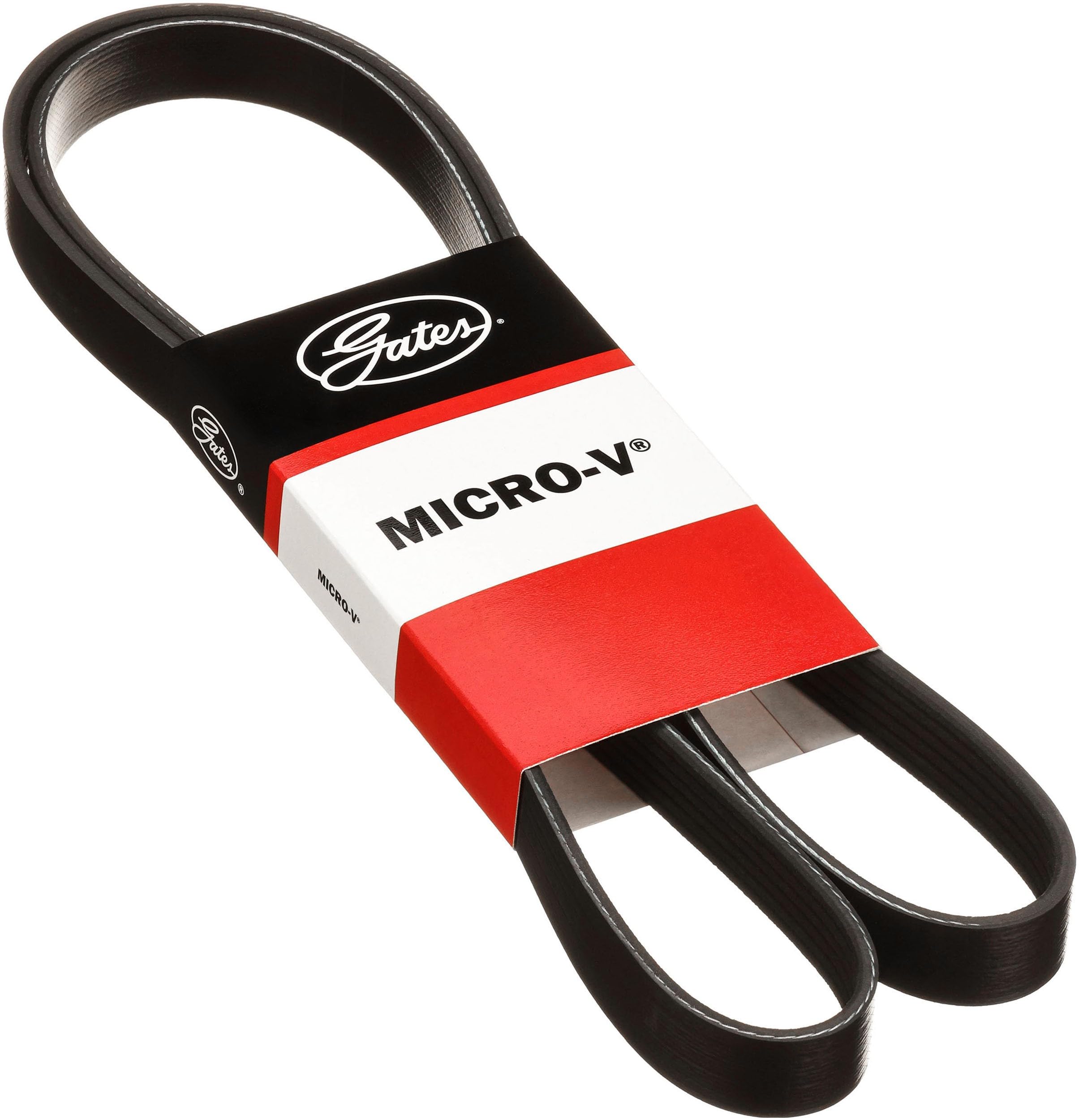 Gates K060730 belt front packaging shows label for easy part identification and correct fit