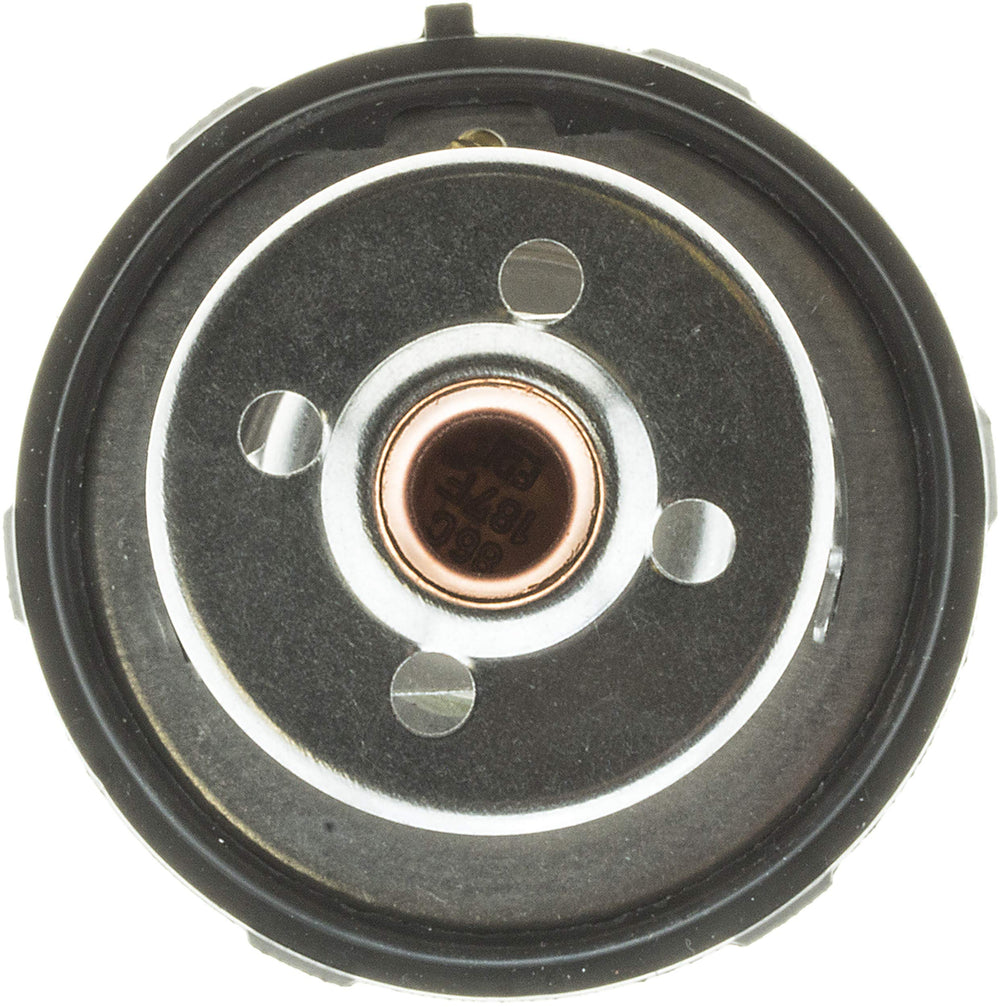 Gates thermostat installed in engine housing demonstrating correct fit and dependable operation