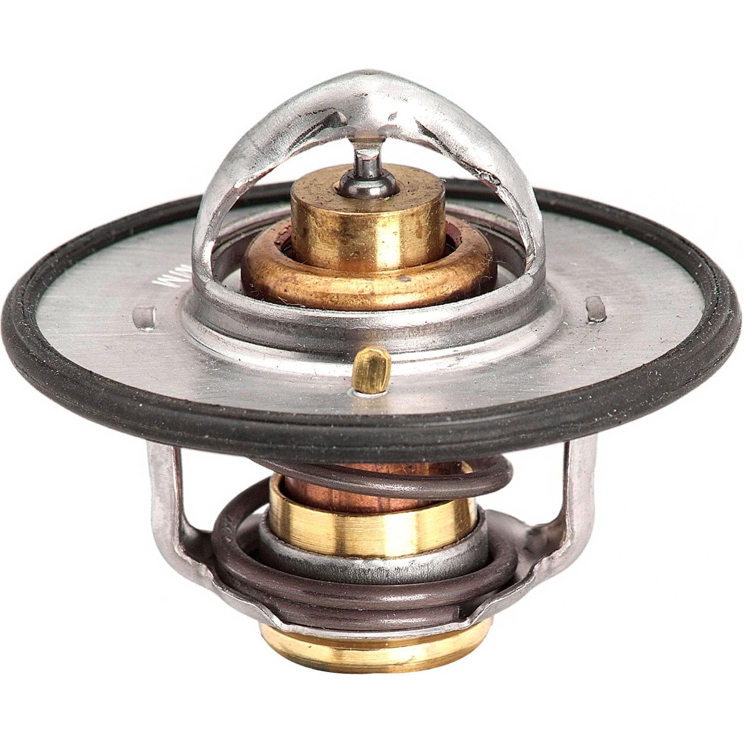 Gates thermostat front view showing OE fit and leak-resistant O‑ring benefit