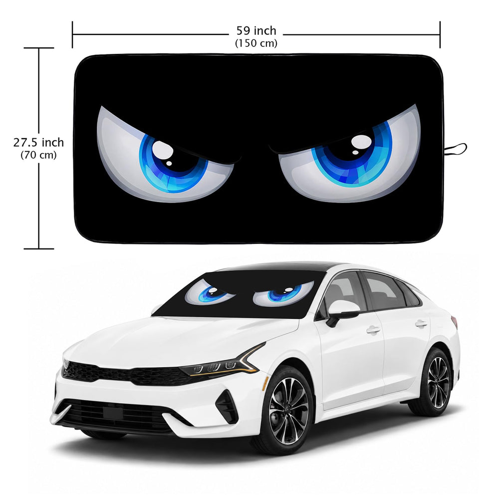 Gayruaicjz Blue Eyes folded in storage bag for compact portability benefit