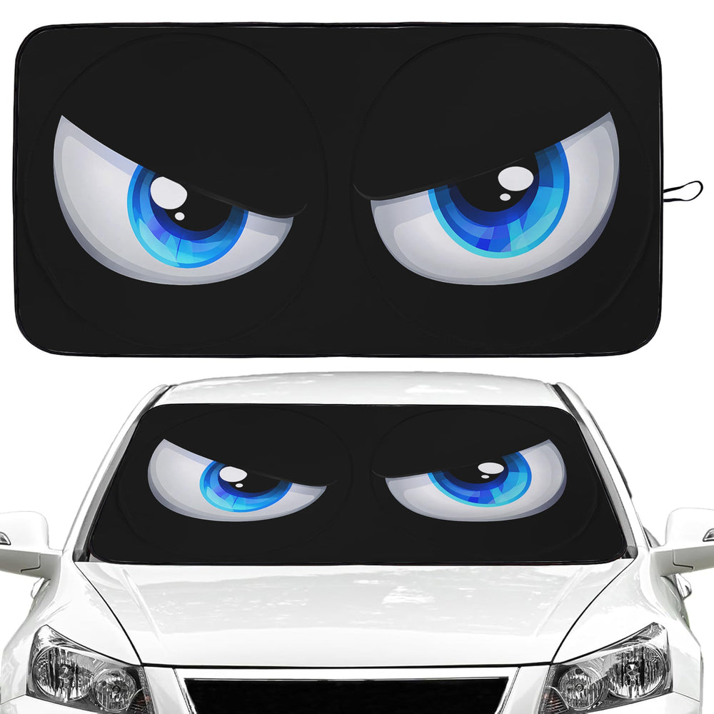 Gayruaicjz Blue Eyes front view showing full windshield coverage benefit