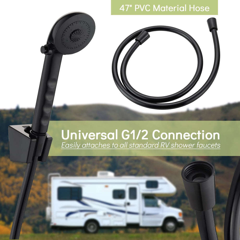 gcbcrit bracket mounted angle demonstrating secure hands-free showering