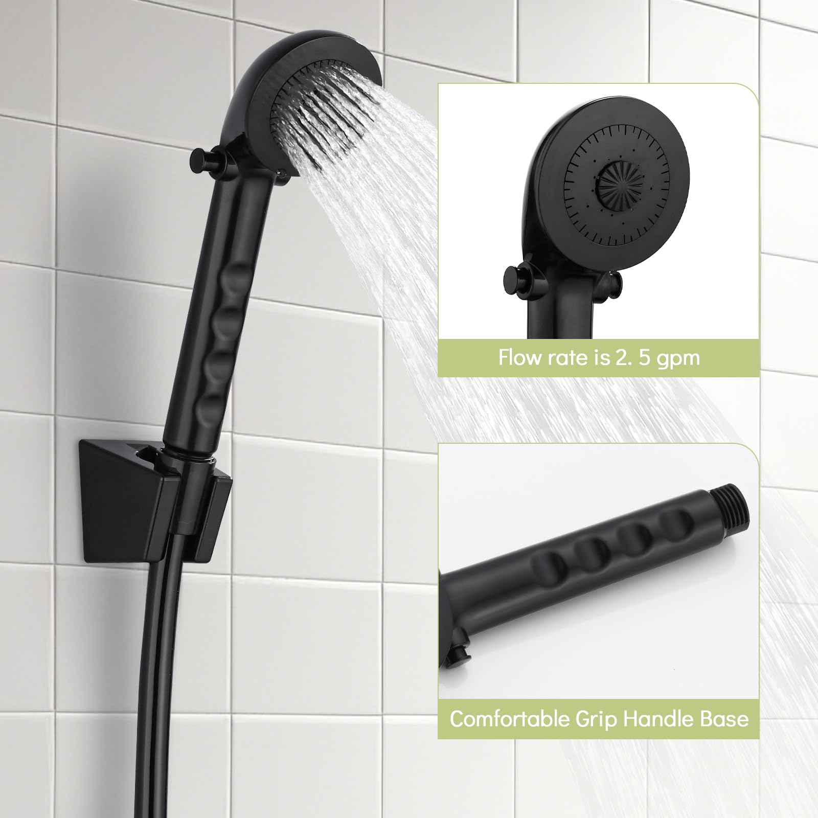 gcbcrit hose texture detail showing kink-free flexibility and long reach