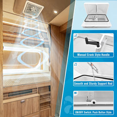 GDDGHS installed on RV roof demonstrating weather protection and fit