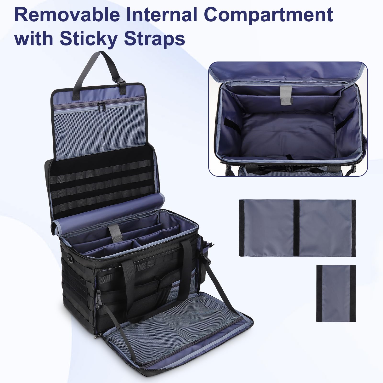 GDNasist patrol bag inside vehicle illustrating organized gear access