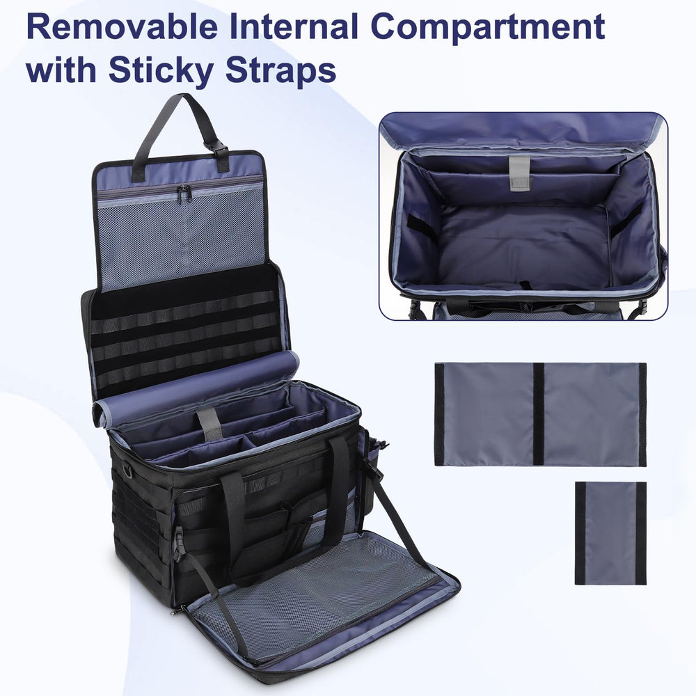 GDNasist patrol bag inside vehicle illustrating organized gear access
