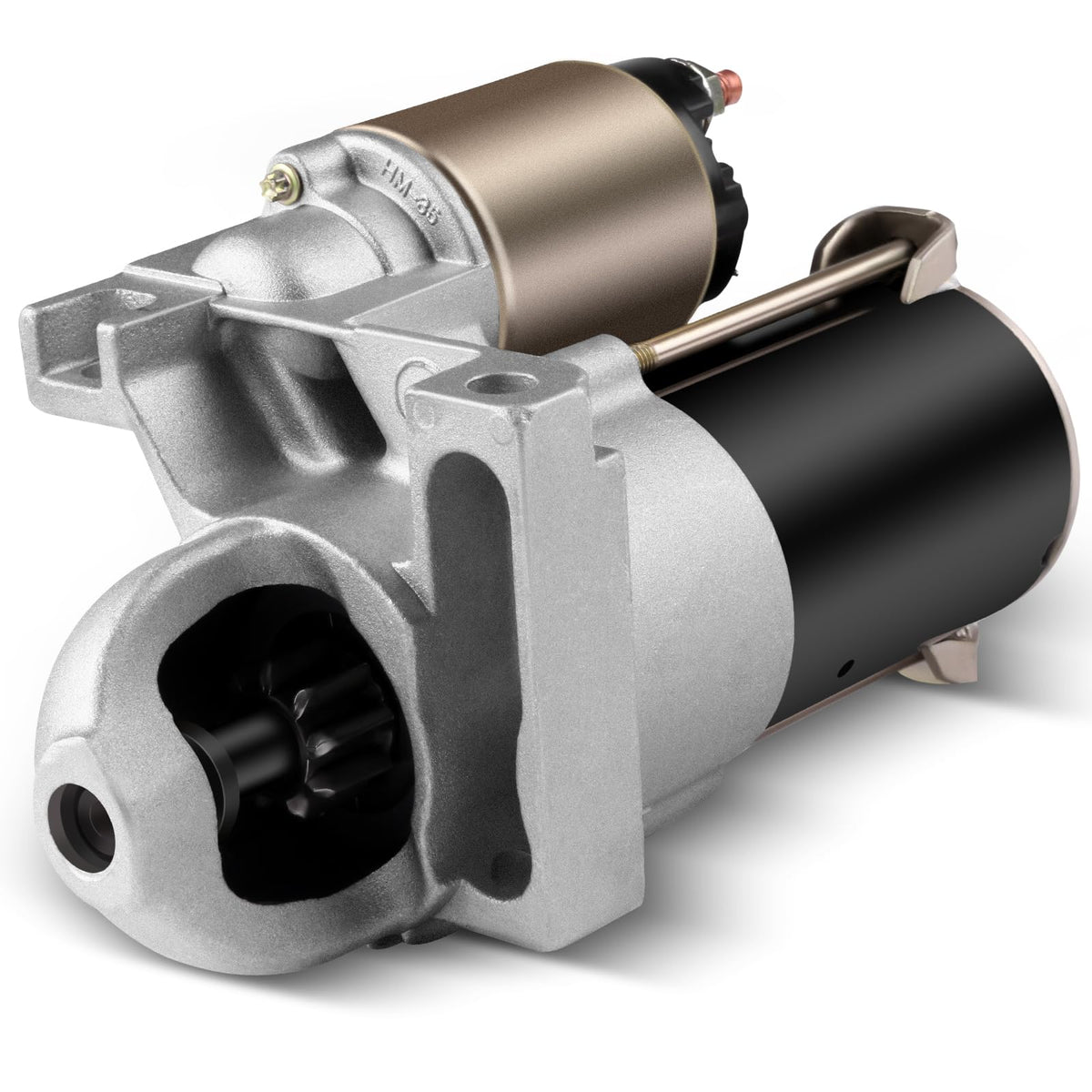 GDSMOTU starter front view showing mounting, confirms fit and ease of replacement