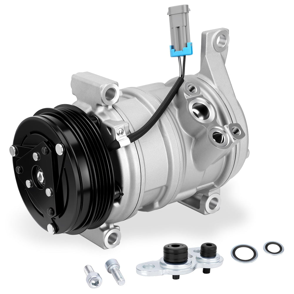 GDUKOP compressor front view showing mounting points and solid construction for accurate fit