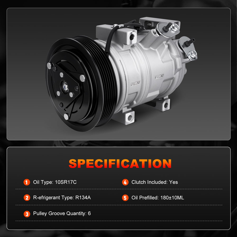GDUKOP compressor one-plug electrical connector view showing easy wiring and correct fitment