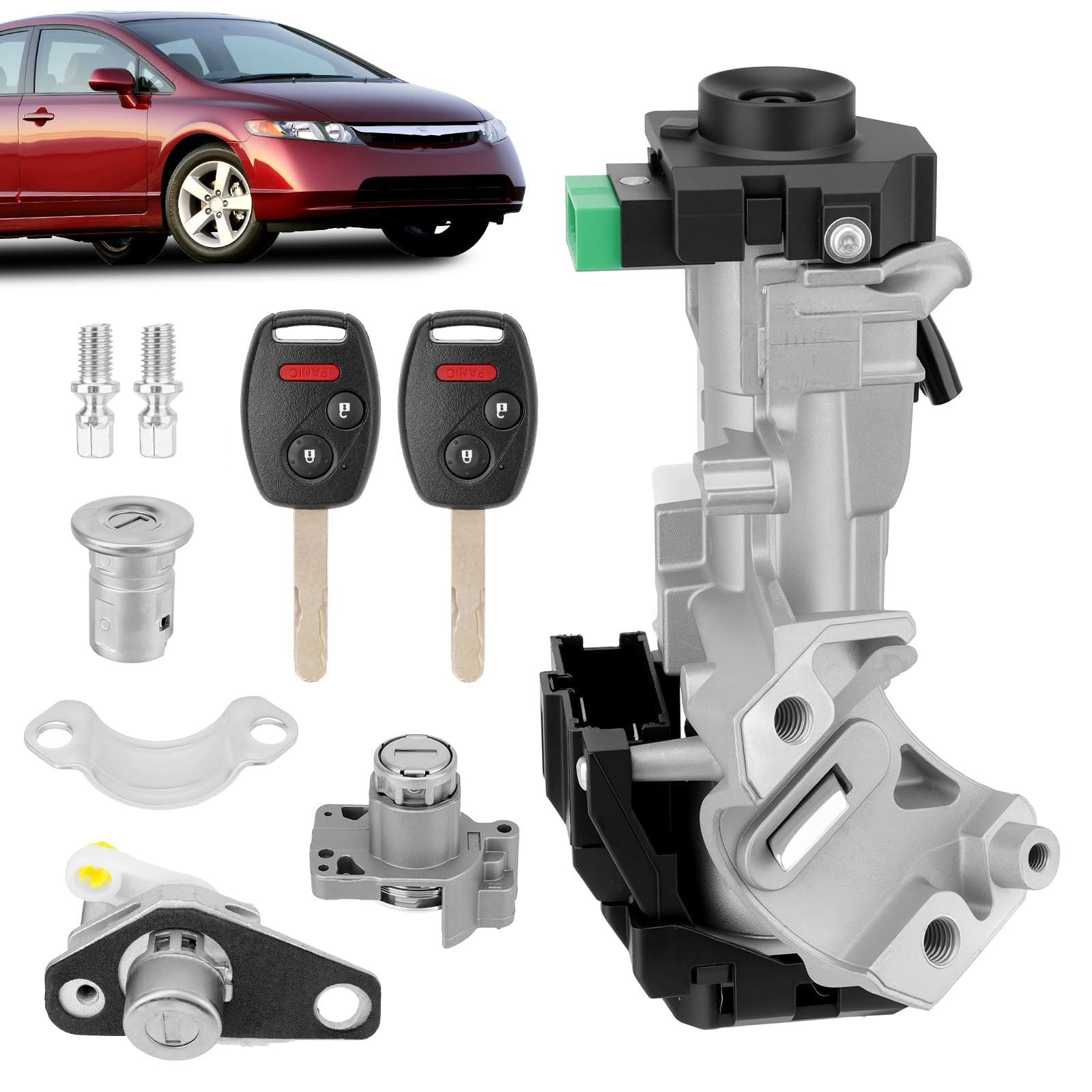 GDUKOP front view ignition lock cylinder showing fitment and reliability