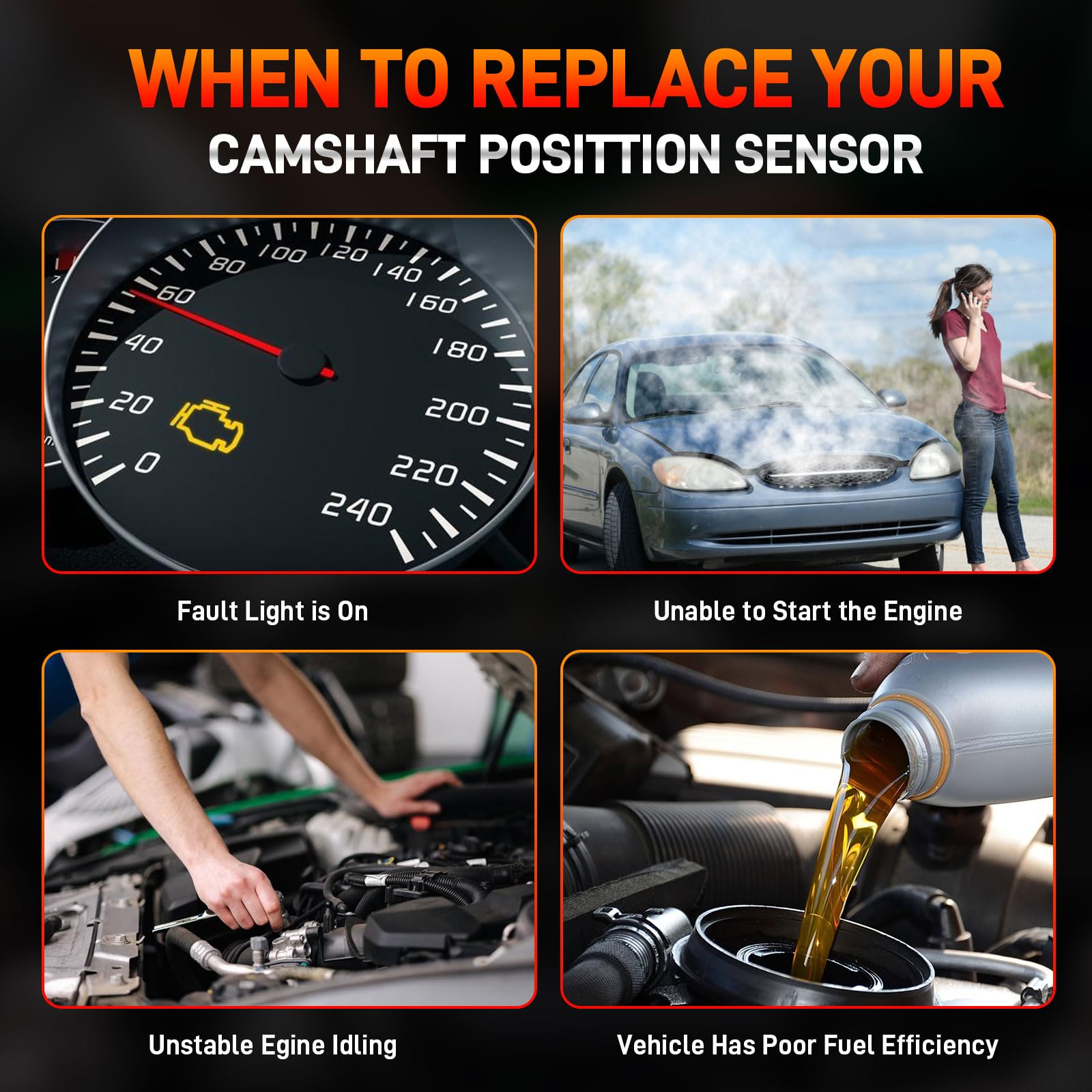 GDUKOP installer in garage using tools to fit sensors for faster, confident repair