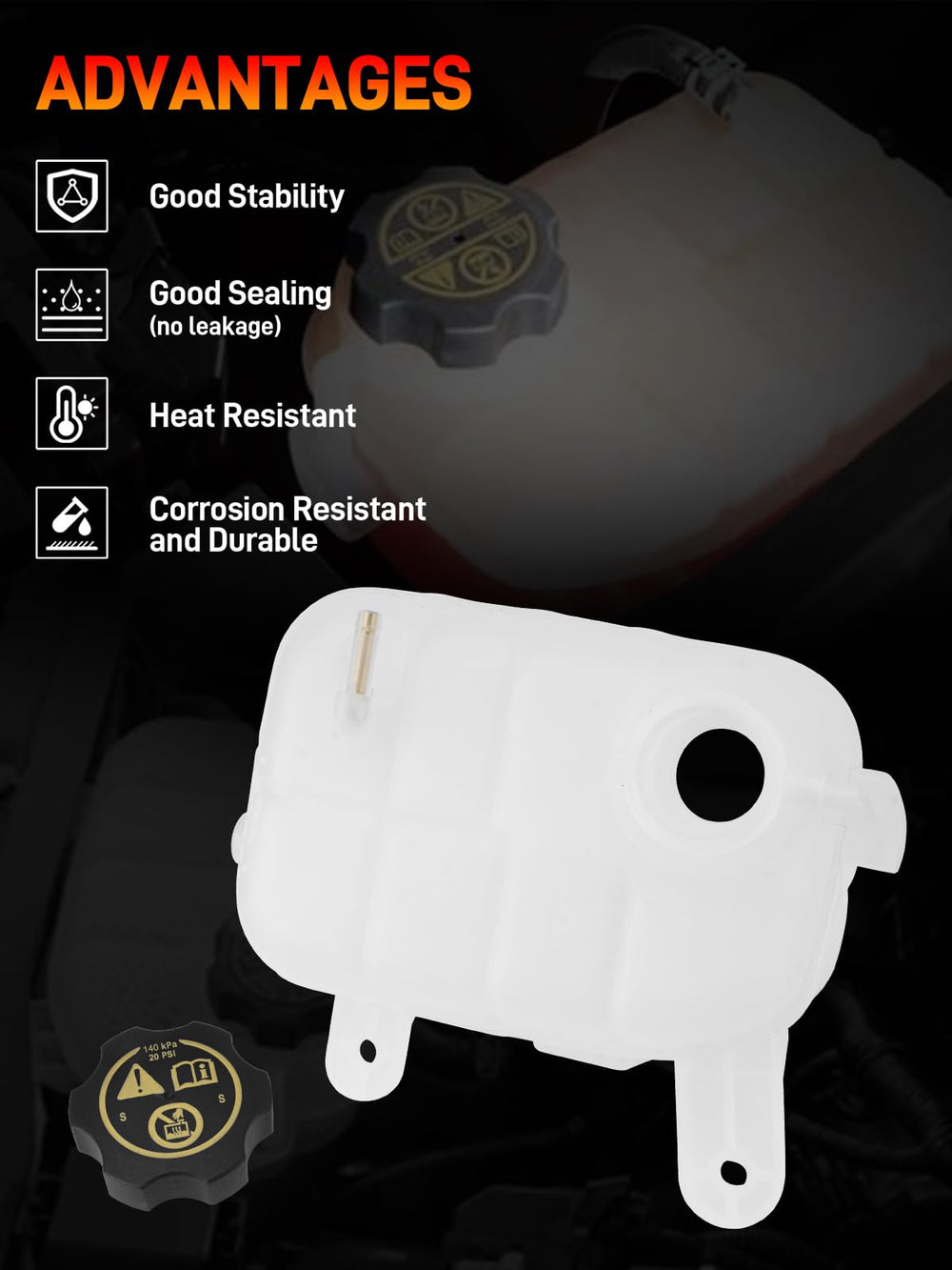 GDUKOP hose connection detail showing factory-match outlets for hassle-free swap
