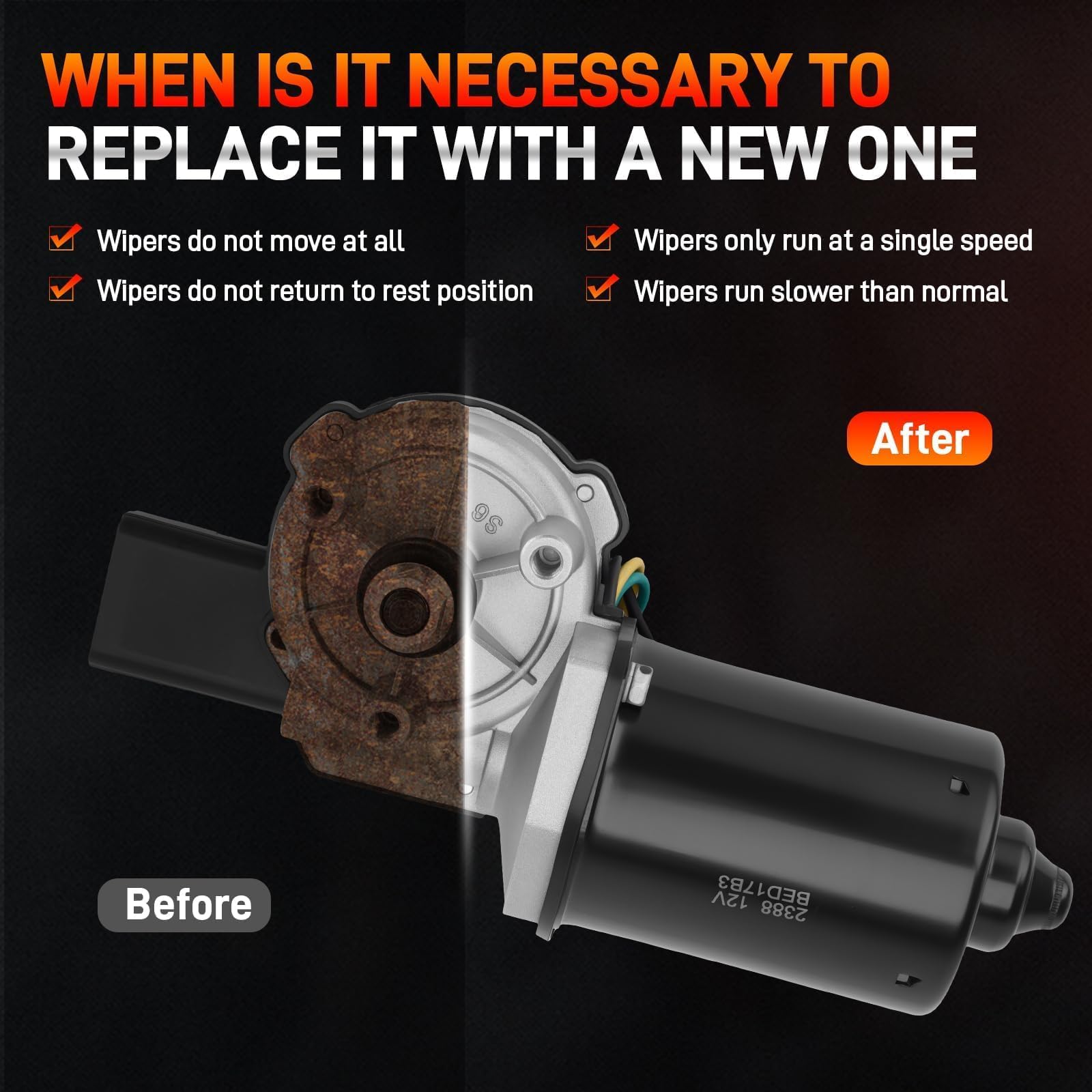 GDUKOP gearbox housing close-up highlighting durable waterproof construction