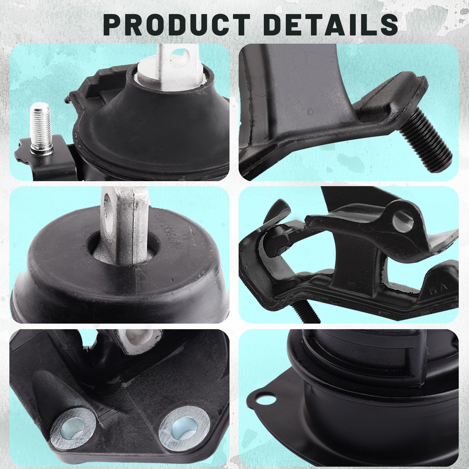 Gdydi mounts installed under an Accord showing improved drivetrain stability benefit