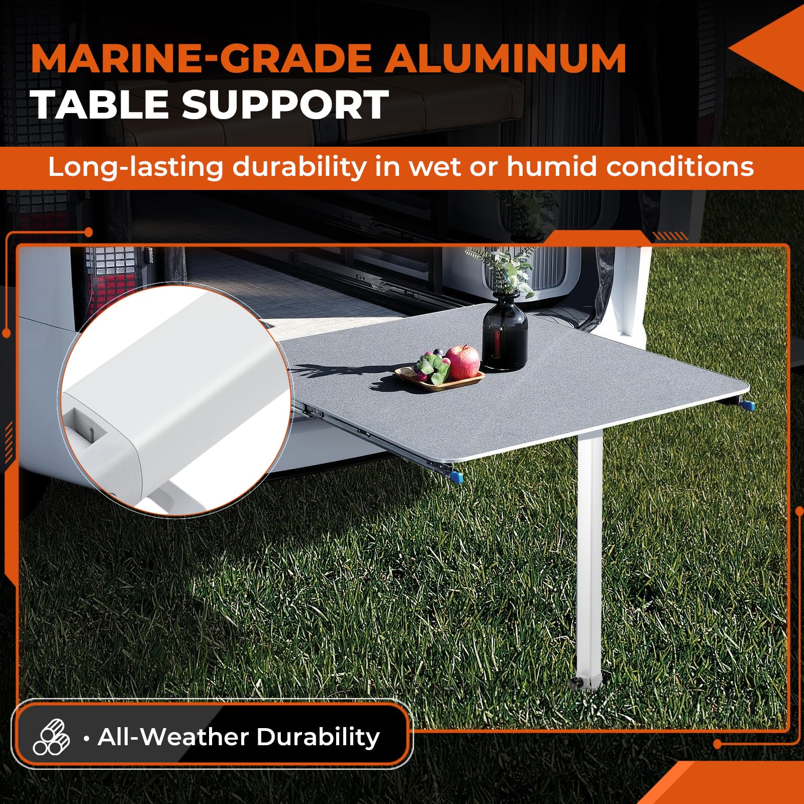 GEARBONE extended height demonstration showing adjustable range
