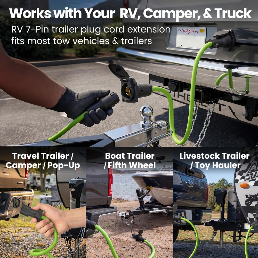 GEARit extension plugged into a gooseneck hitch providing extra clearance