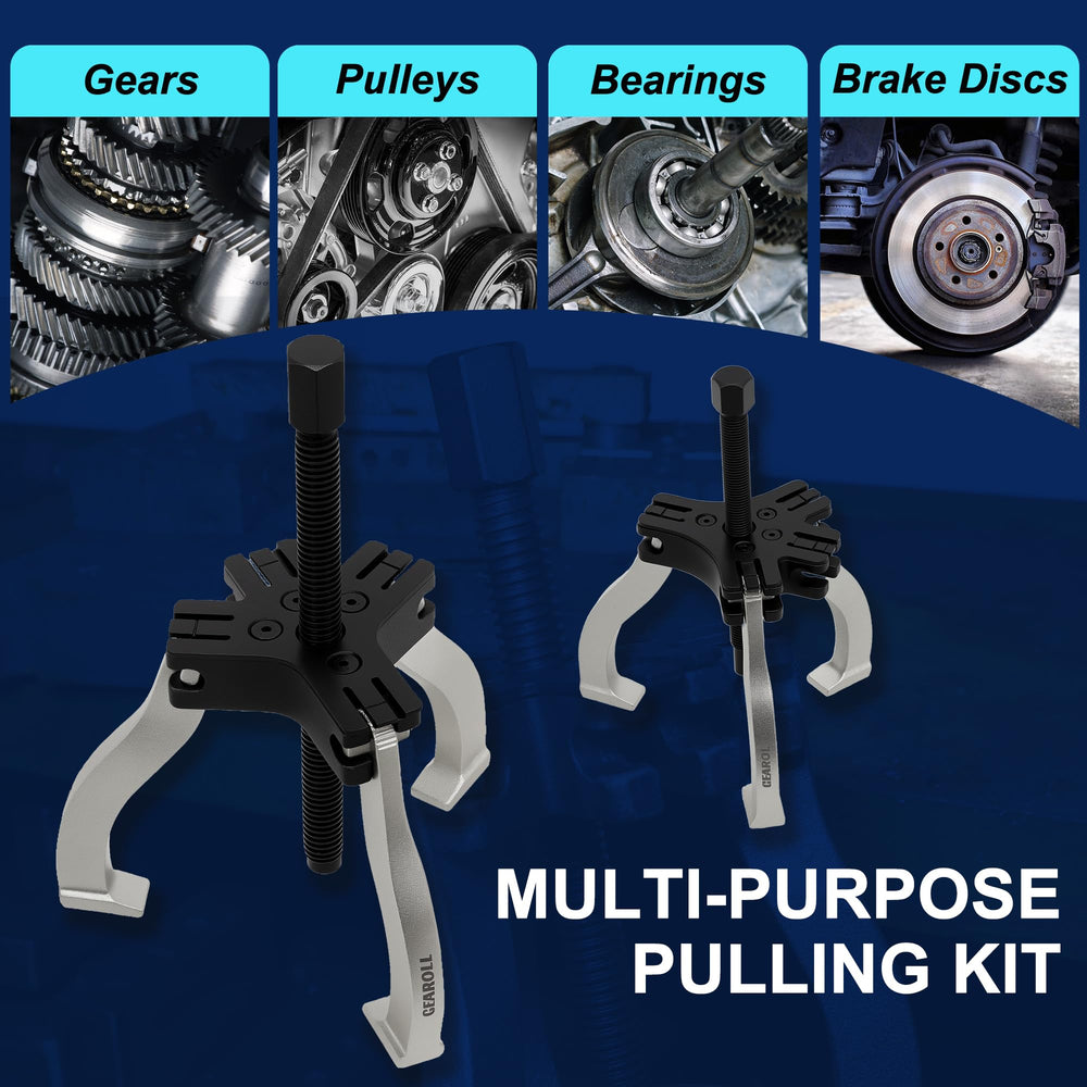 GEAROLL packaging with both pullers and components displayed for easy inventory check