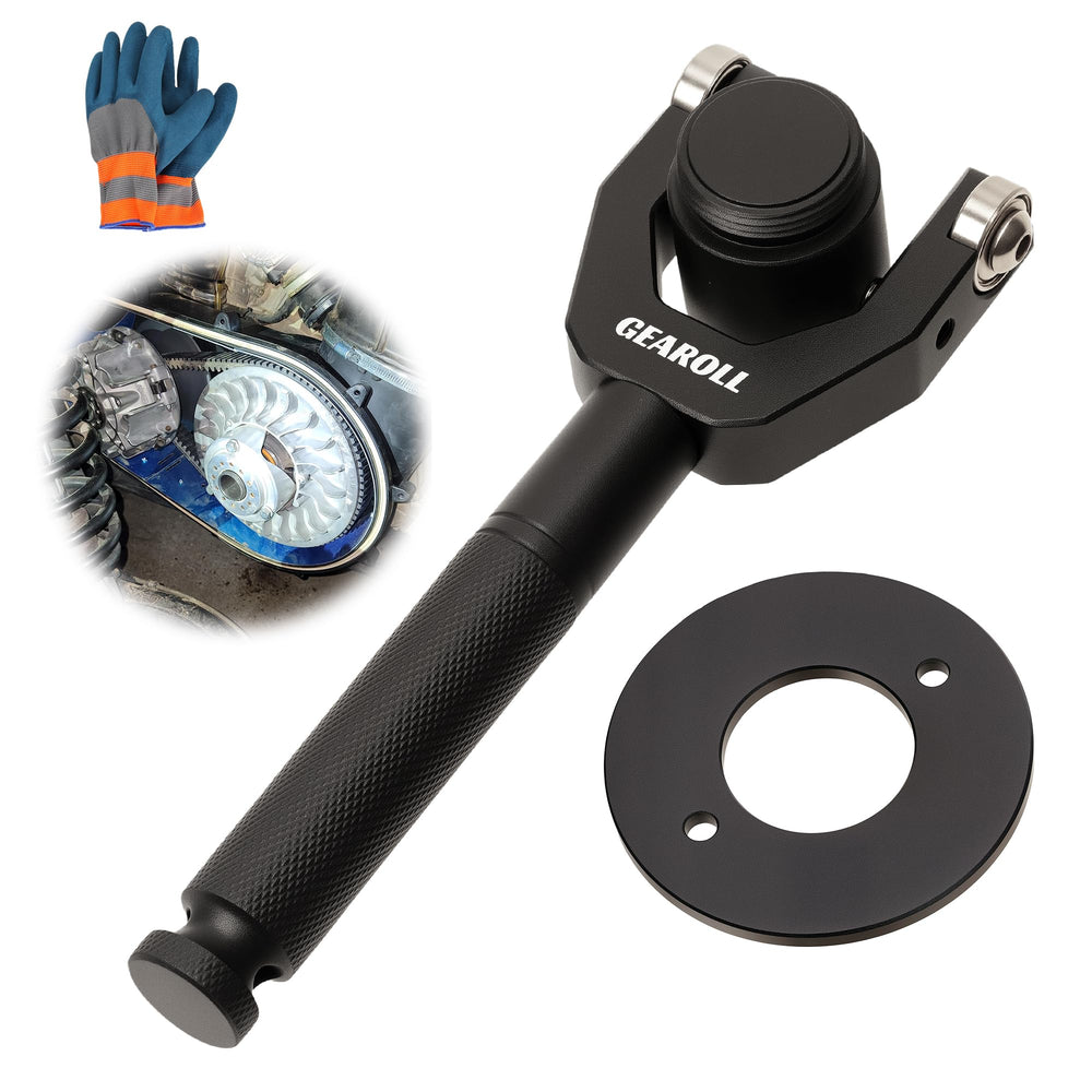 GEAROLL X3 front view showing tool shape and fit, improves belt changes