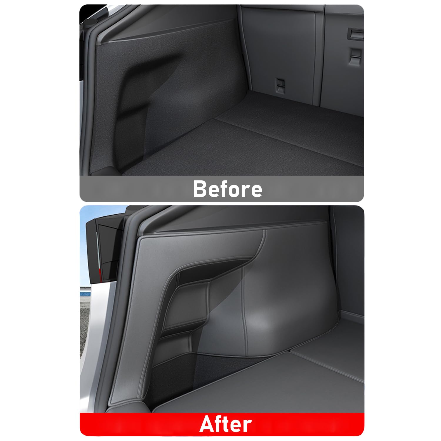 GearUp Velcro attachment detail showing tool-free, damage-free installation