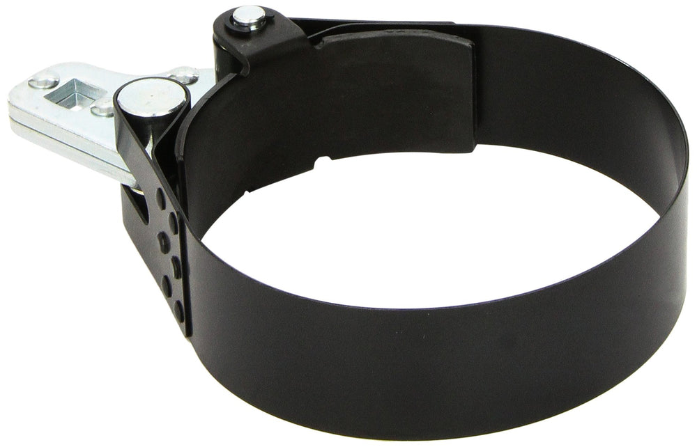 GEARWRENCH front view of heavy-duty oil filter wrench shows size and fit benefit