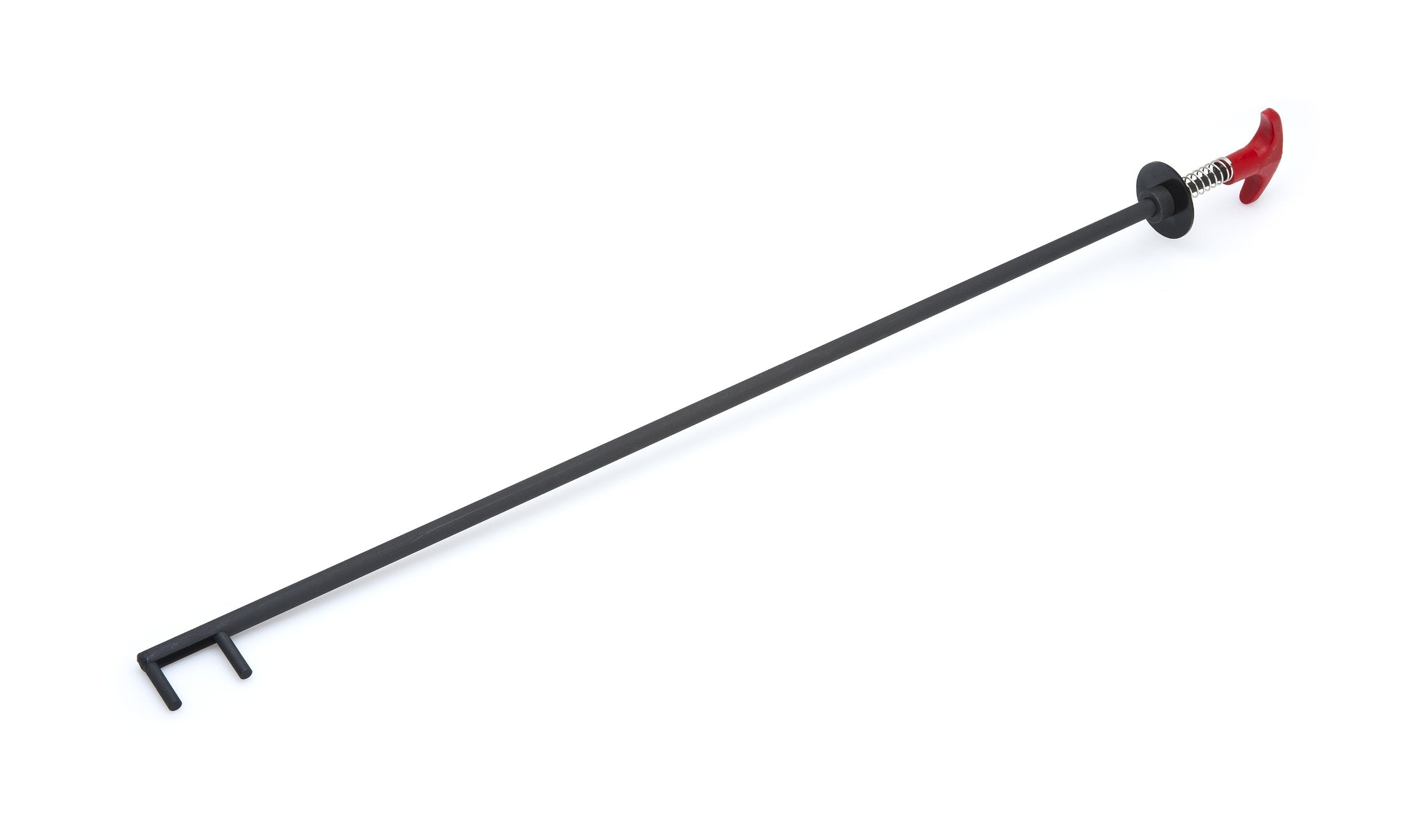 GEARWRENCH grabber front view showing full 27 inch shaft and ratchet for easier reach