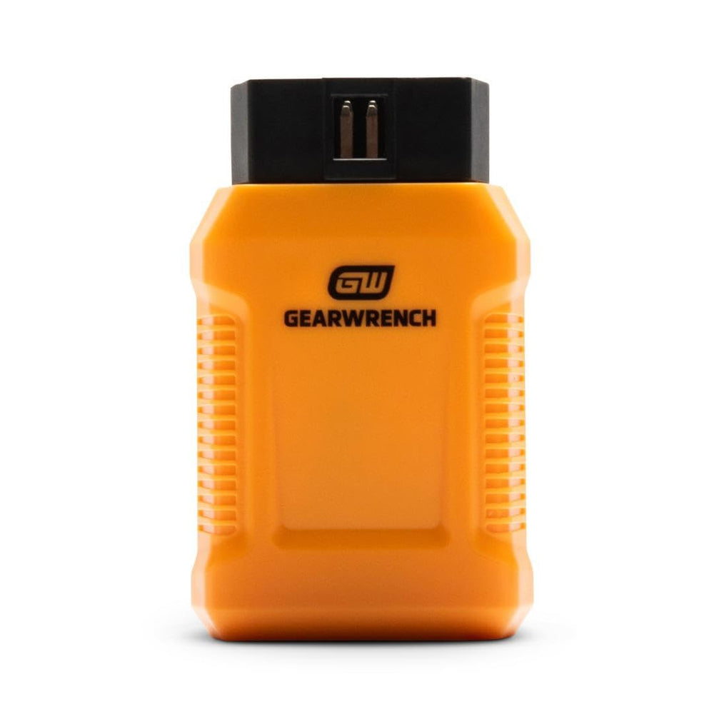 GEARWRENCH held in hand for scale showing compact portable form factor