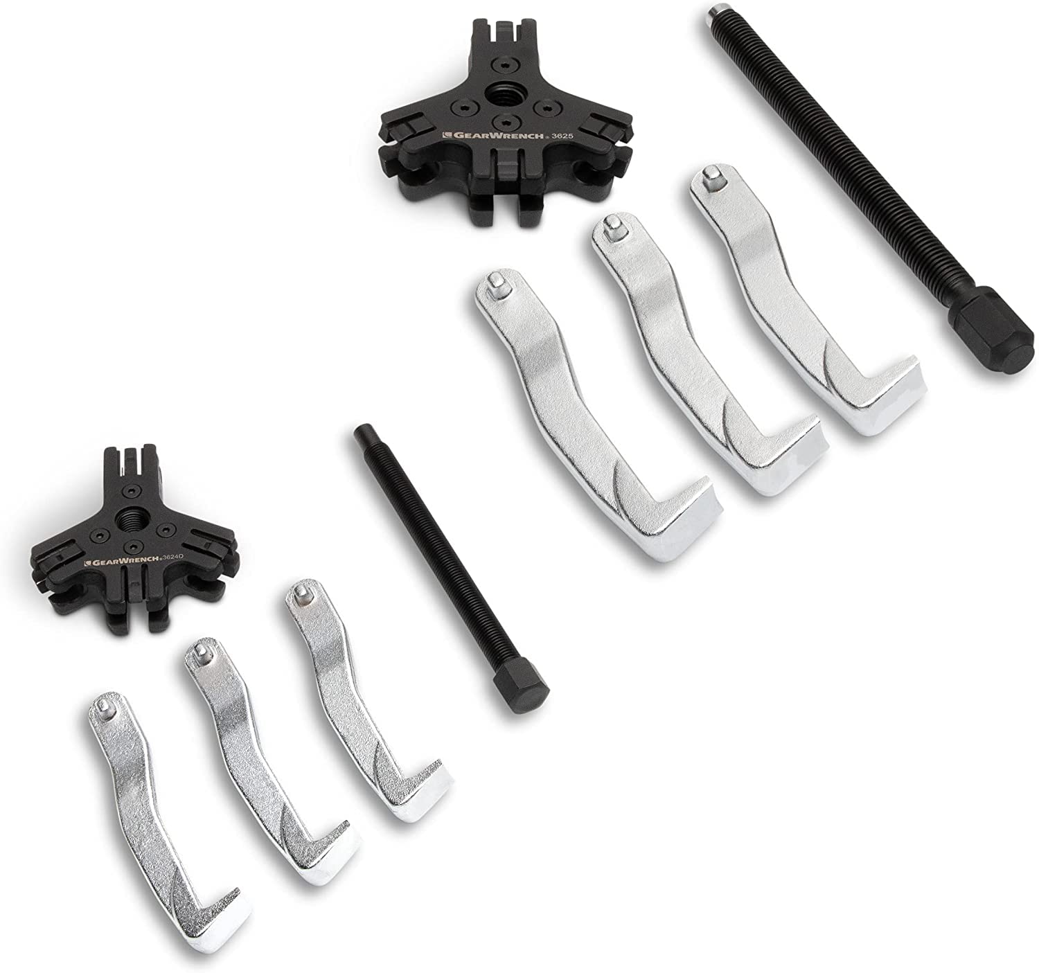 GEARWRENCH in-use on engine pulley removal demonstrating shop-ready performance benefit