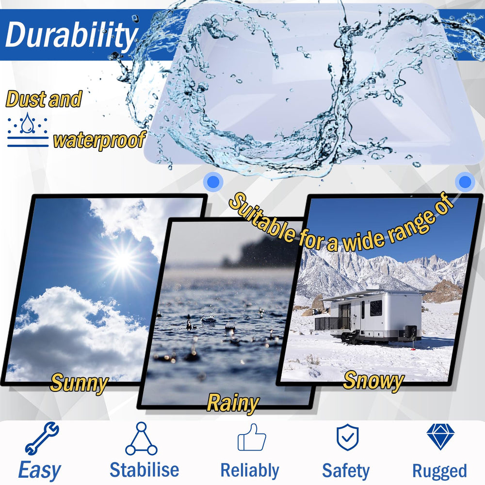 GEATaaT dome surface close-up highlighting anti-UV coating and durability