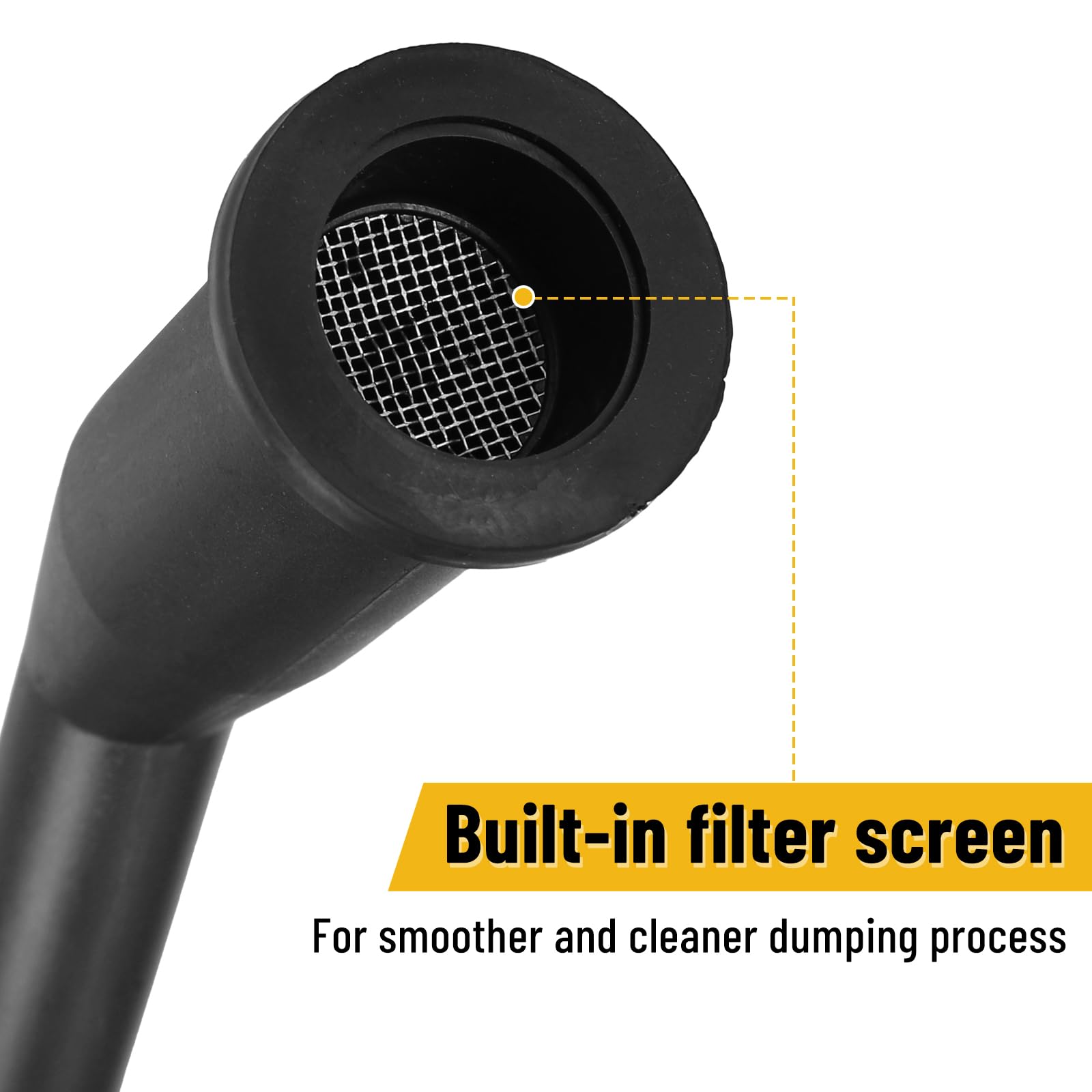 Gedlex nozzle close-up angle highlighting leakproof pour control benefit