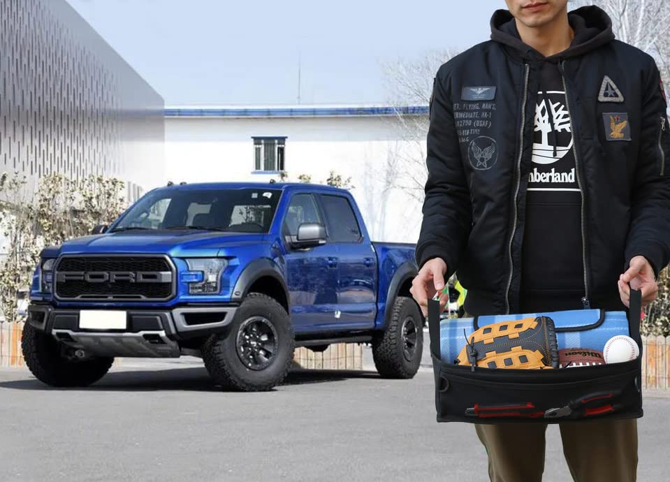 GEEDAR in lifestyle roadside scene showing quick access to emergency supplies