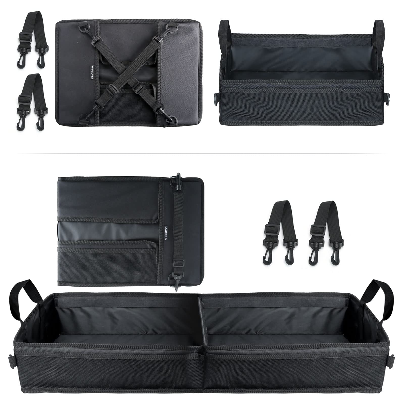 GEEDAR handle and zipper detail highlighting reinforced carry points and durability